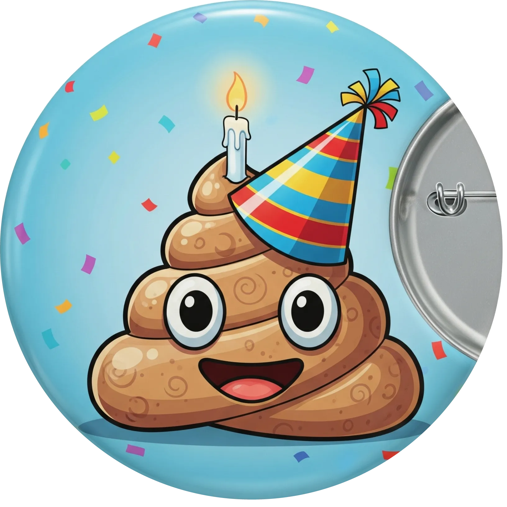 Custom poop button 2