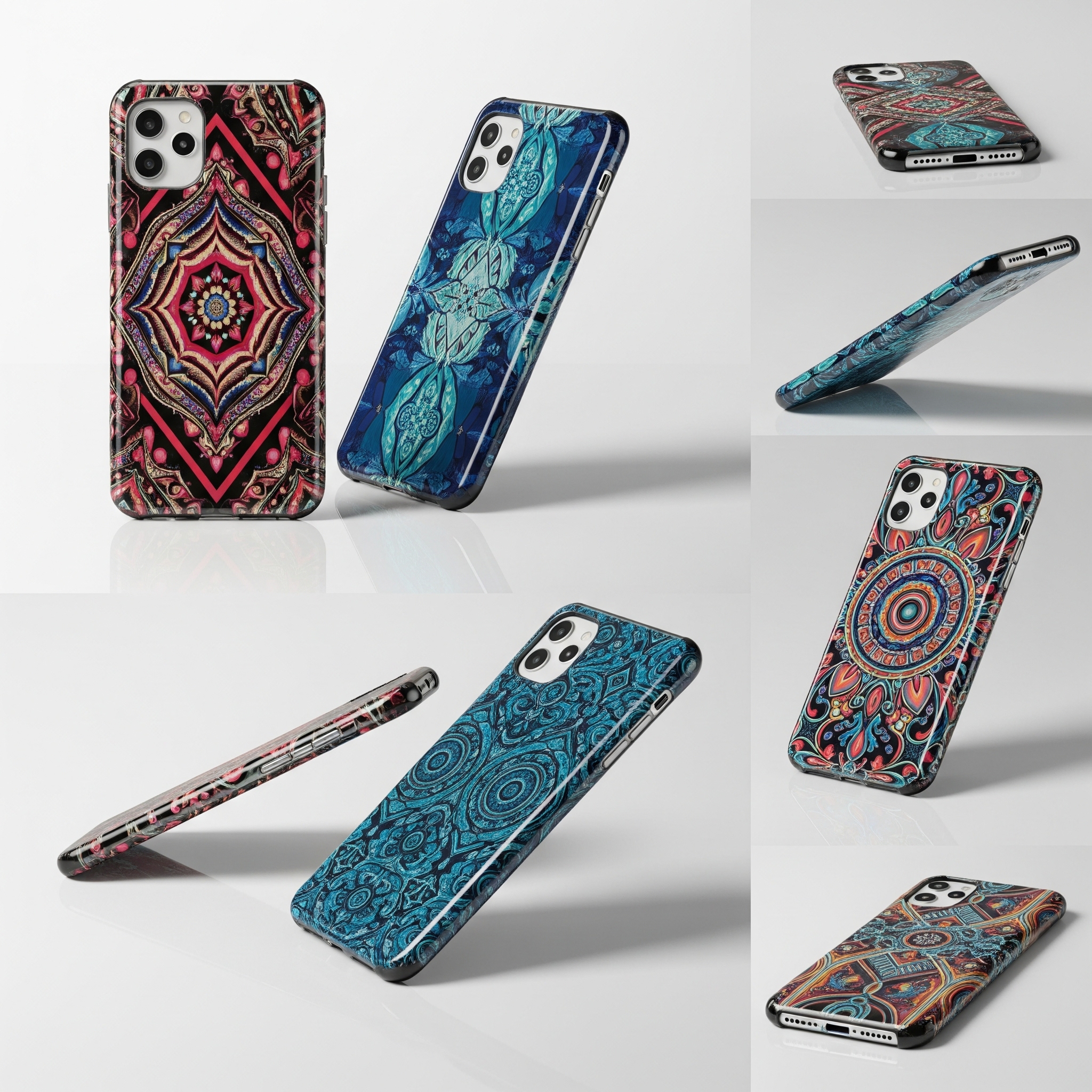 Bedrukt telefoonhoesje full color voorbeeld